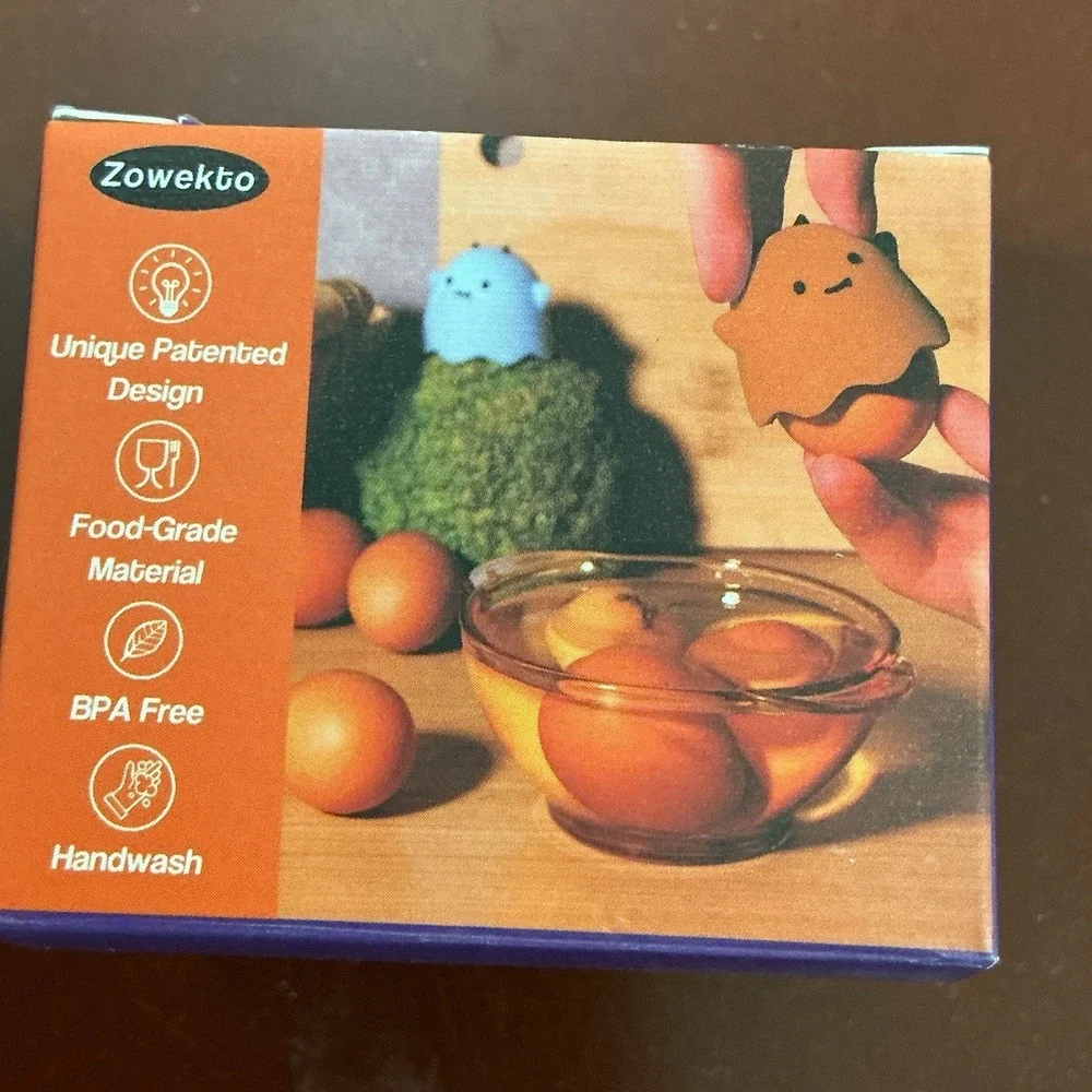 Silicone Egg Brush Cleaner Egg Washer for Fresh Eggs Halloween Scrubber Lot Of 2